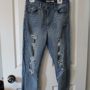 High waisted Levi's Jeans